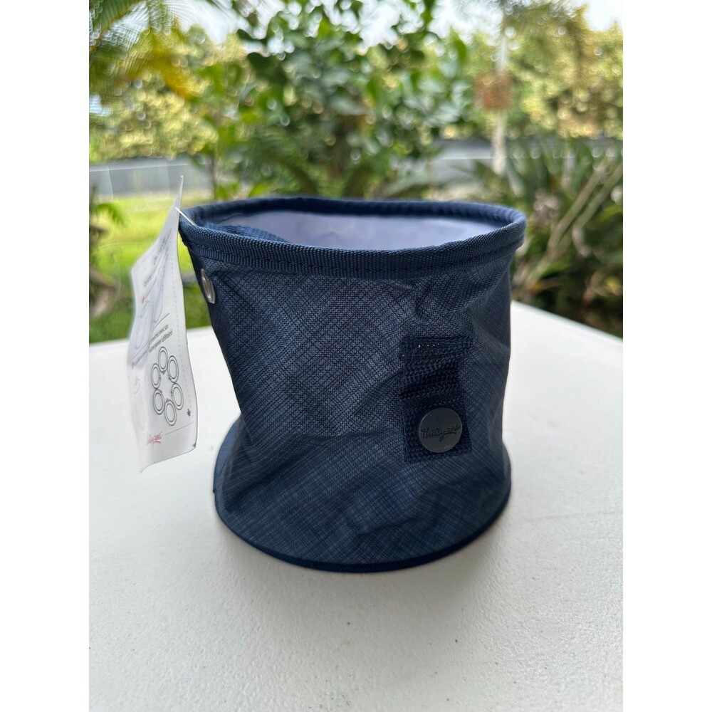 NWT Thirty-One Oh Snap Bin Caddy Storage Container Navy Twill Stripe Retired